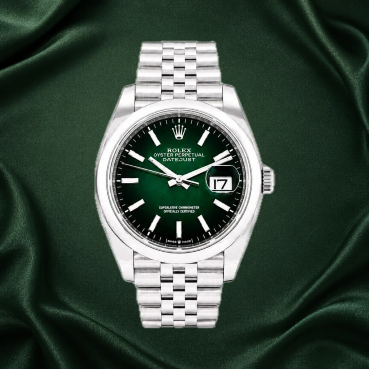 Rolex Datejust Jubilee 126200 · partner reference illustration