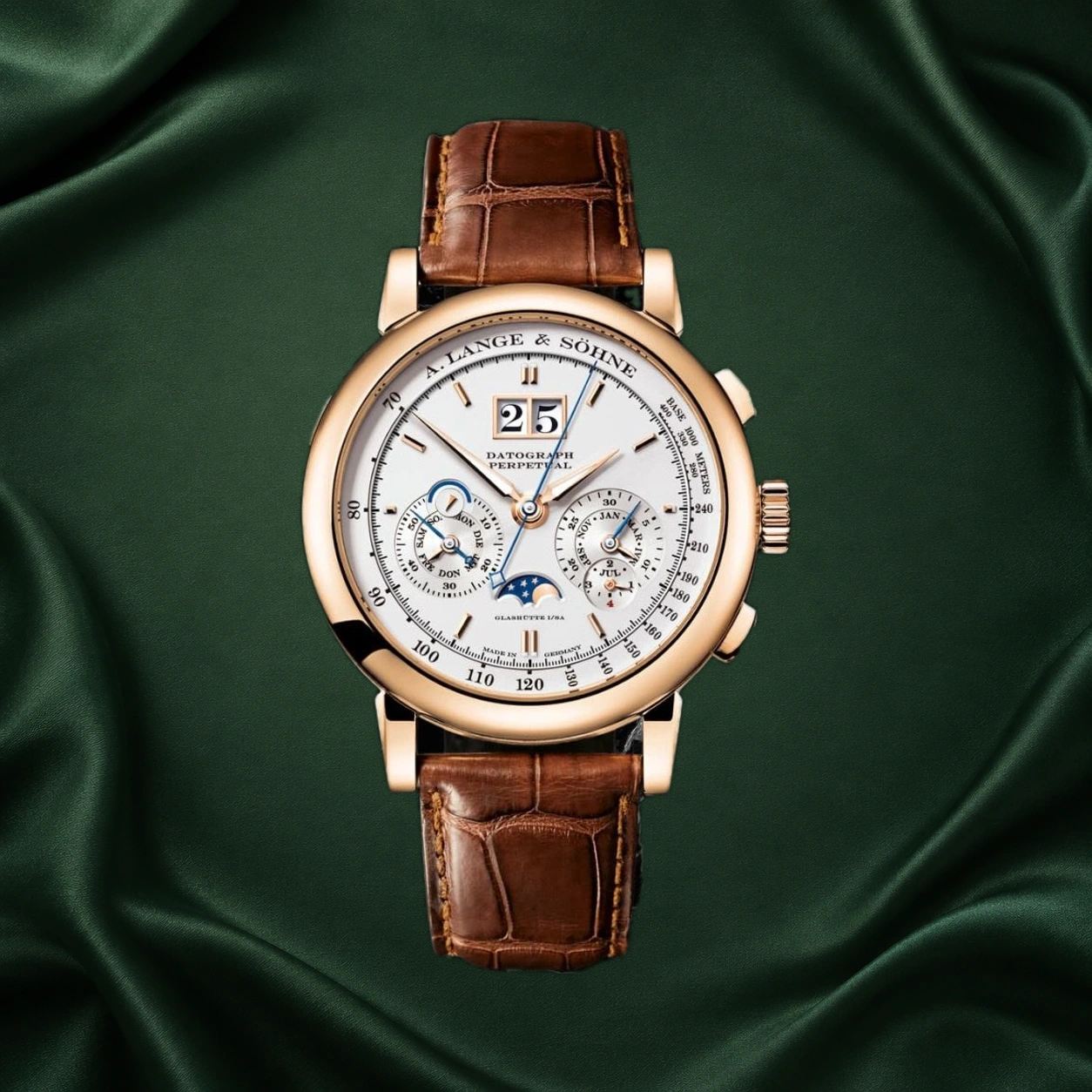 A. Lange & Söhne Used February 2014 Lange & Sohne Datograph Perpetual Pink Gold 41mm 410.032E · partner reference illustration