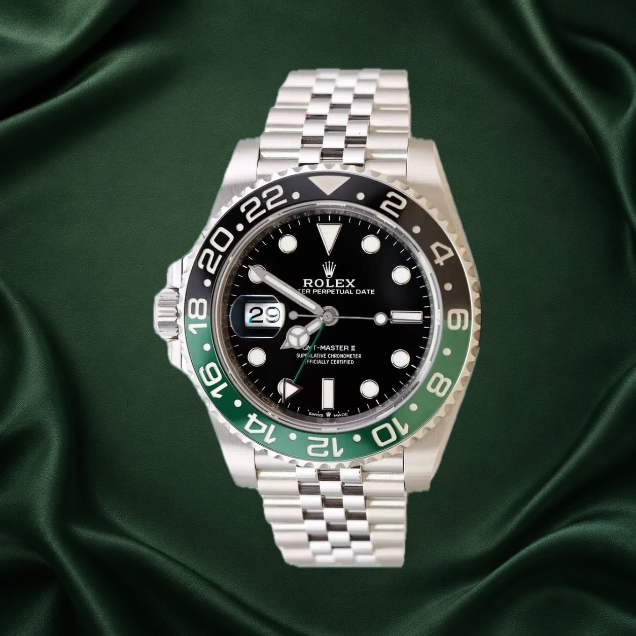 Rolex GMT Master II Sprite 126720VTNR Black Jubilee · partner reference illustration