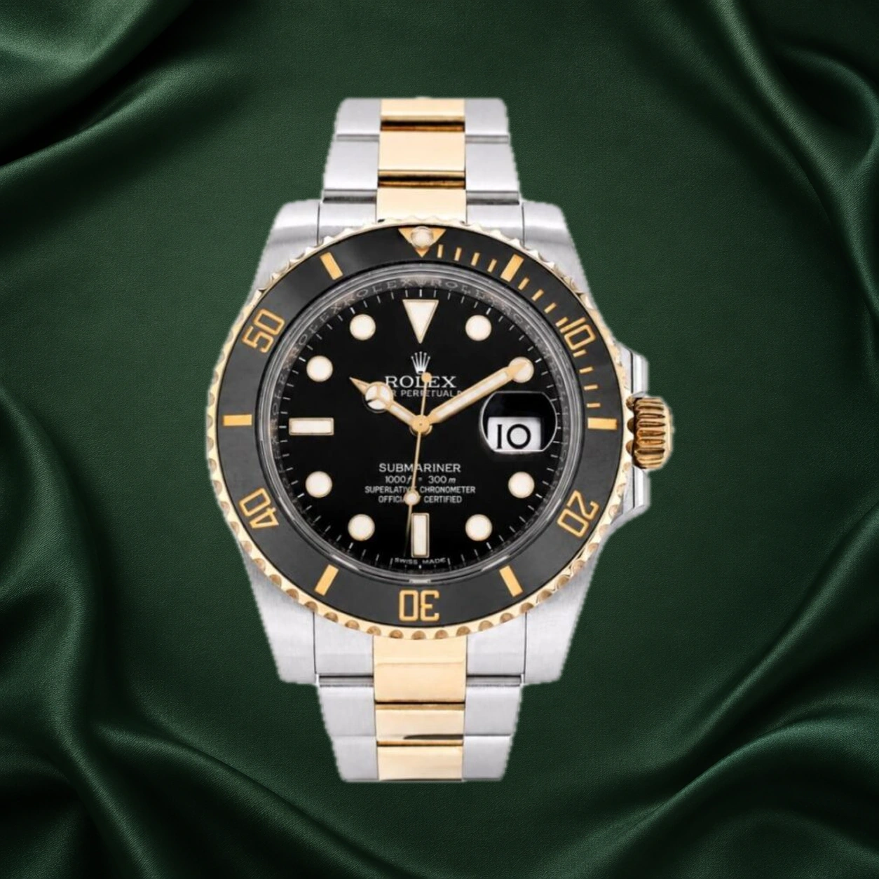 Rolex Submariner Oyster 116613LN · partner reference illustration