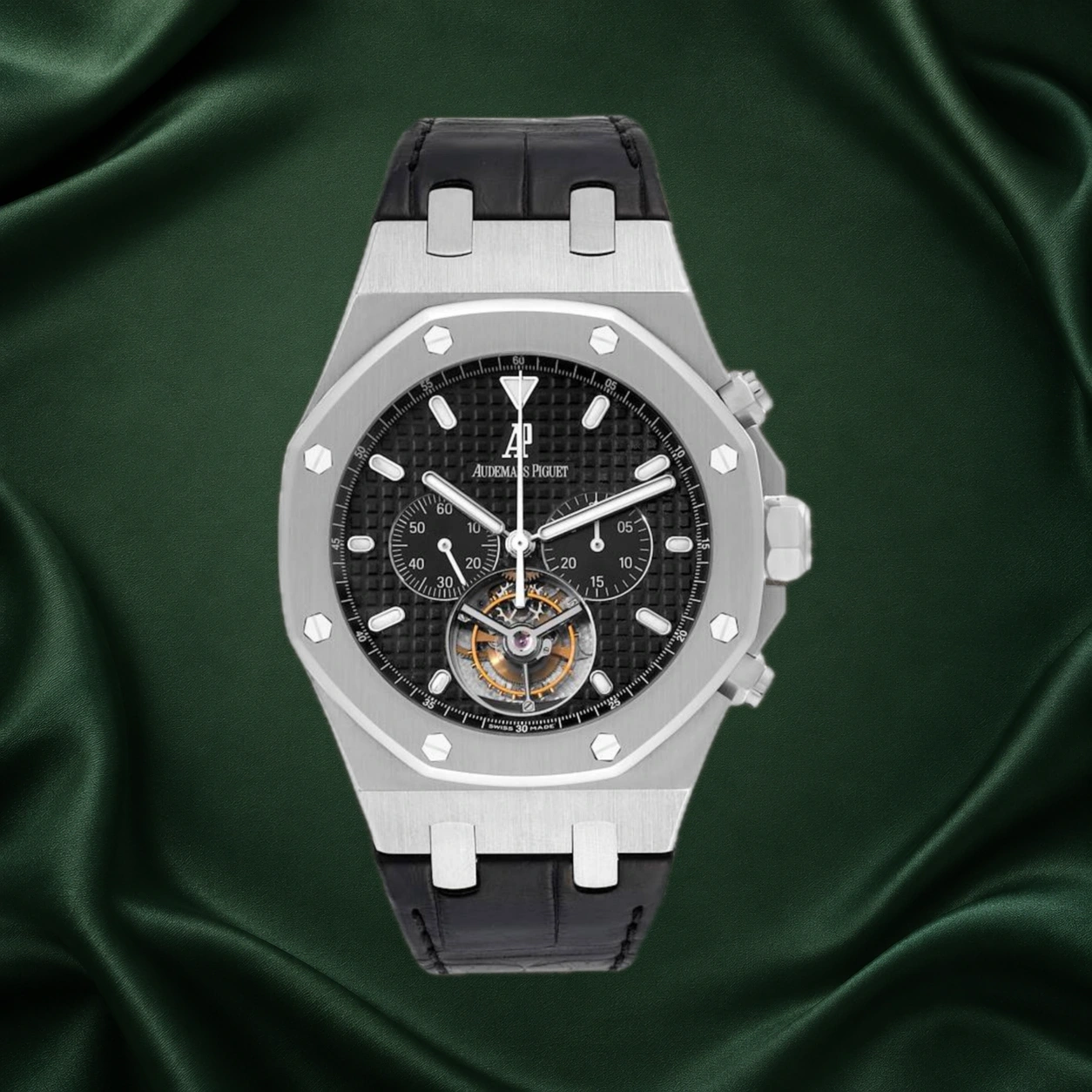 Audemars Piguet Royal Oak 25977ST Tourbillon Chronograph 25977 · partner reference illustration