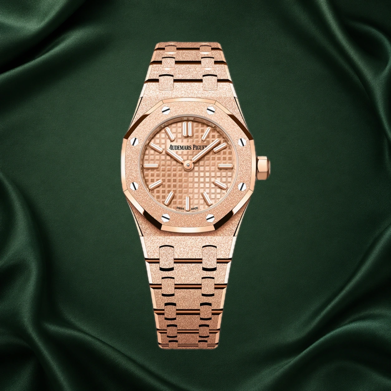 Audemars Piguet Royal Oak Mini 67630OR Frosted Rose Gold 23mm 67630 · partner reference illustration