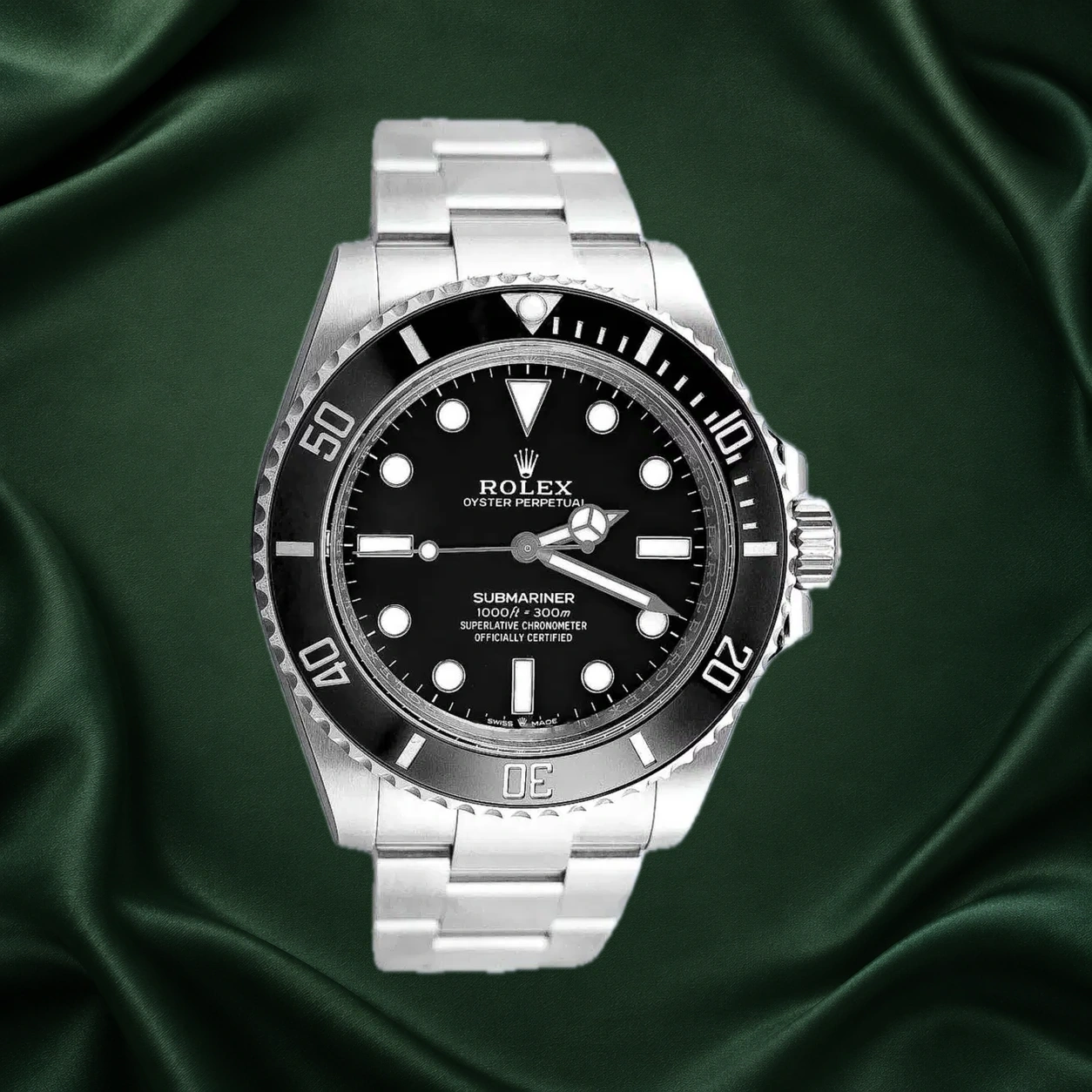 Rolex Submariner No Date 124060 Black Oyster · partner reference illustration
