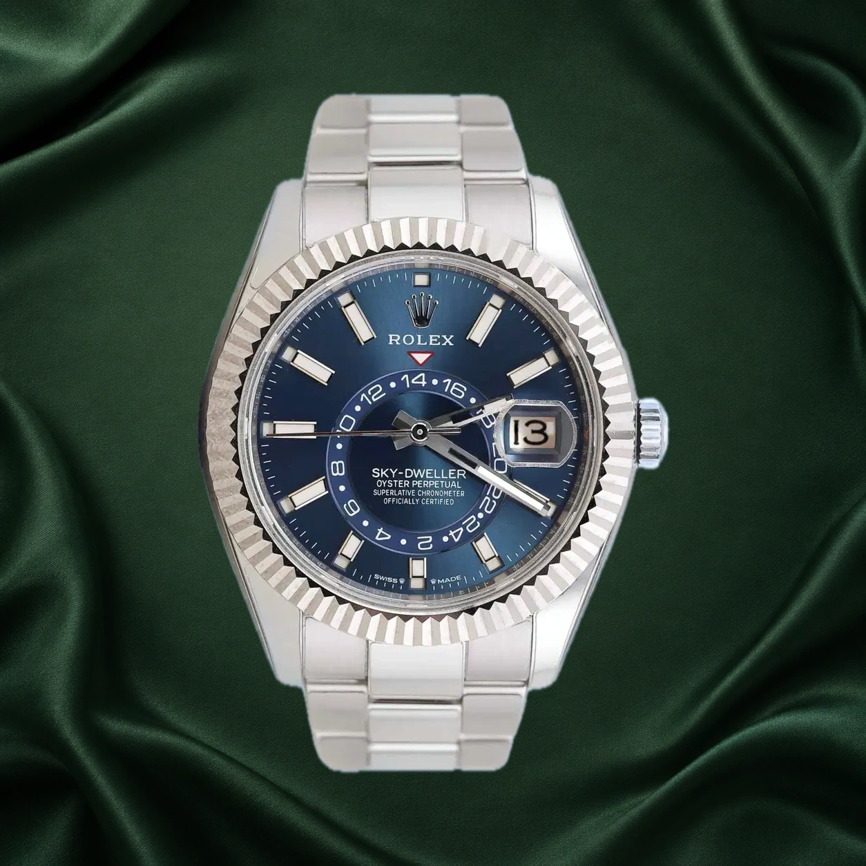 Rolex Sky Dweller 336934 Blue Oyster · partner reference illustration