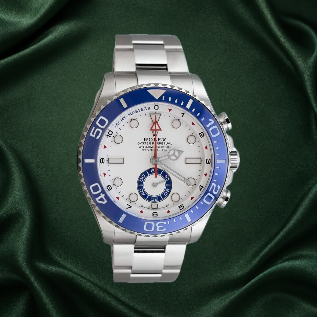 Rolex Yacht Master II 126680 White Oyster · partner reference illustration