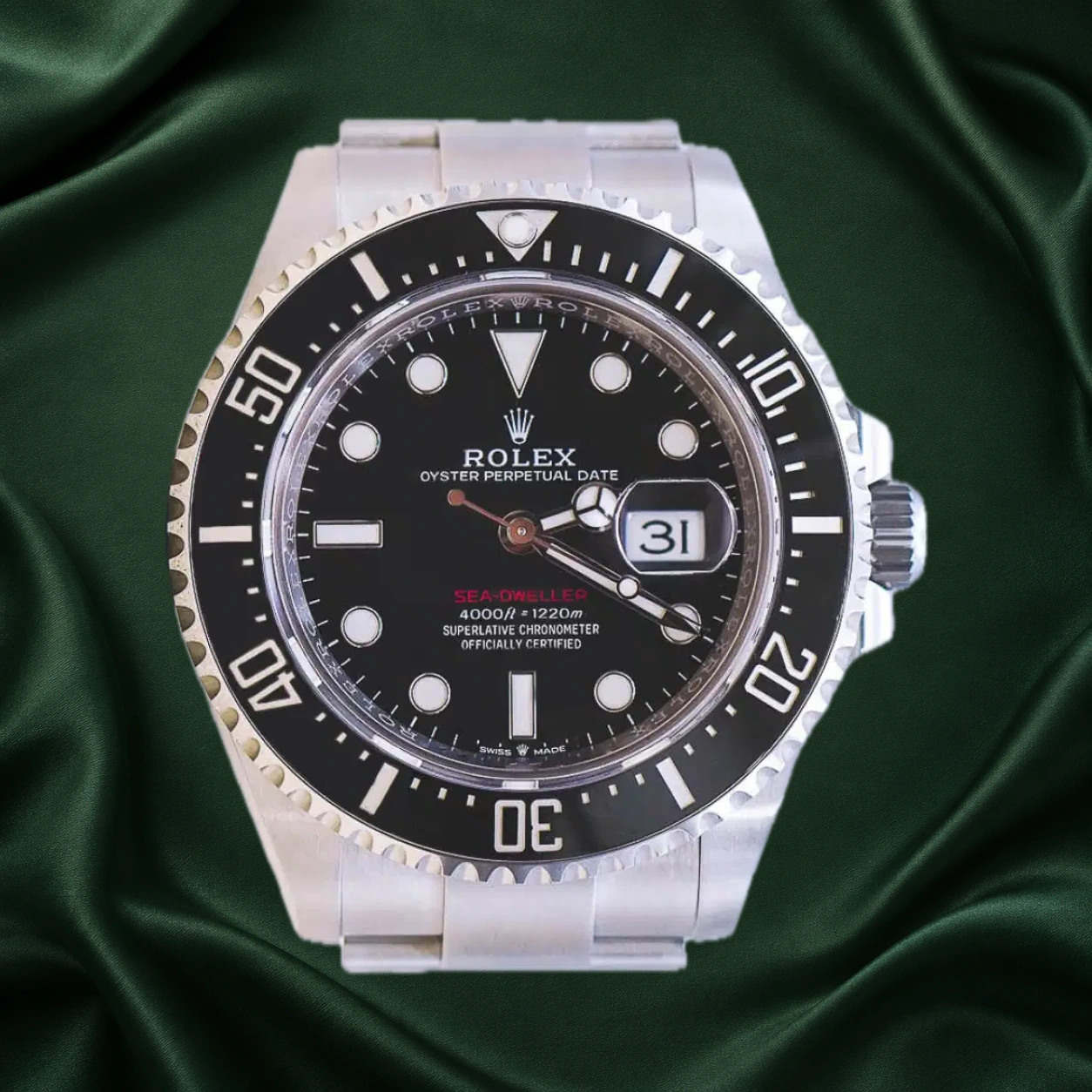 Rolex Sea Dweller 126600 Black Oyster · partner reference illustration