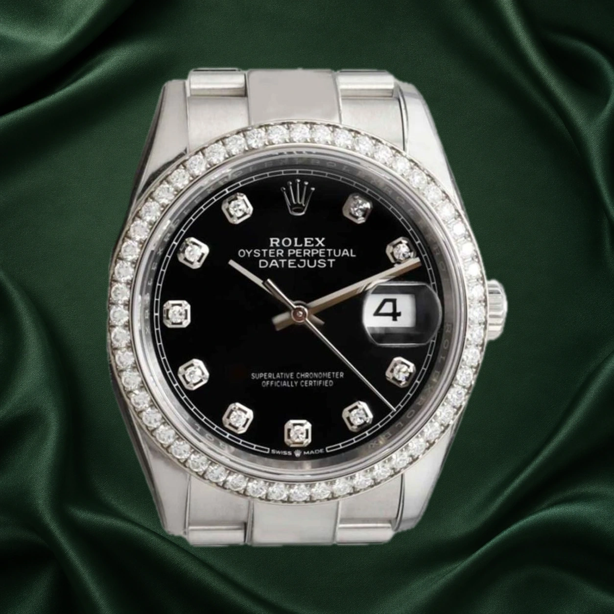 Rolex Datejust Oyster 126284RBR · partner reference illustration