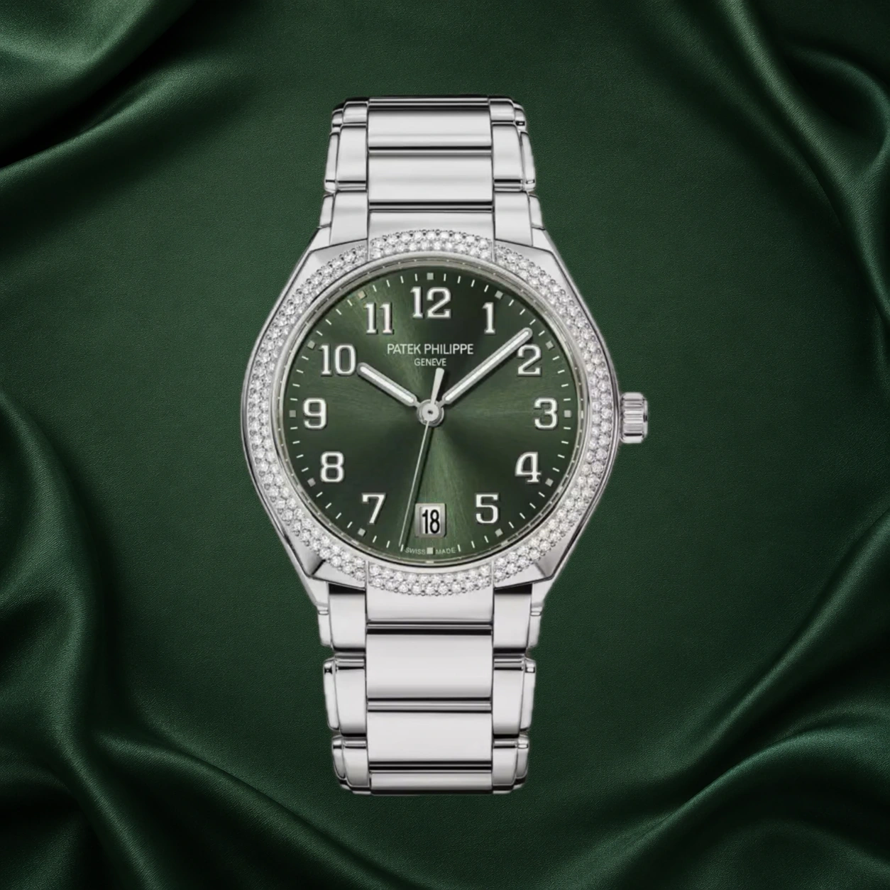 Patek Philippe Twenty-4 7300/1200A Green 7300 · partner reference illustration