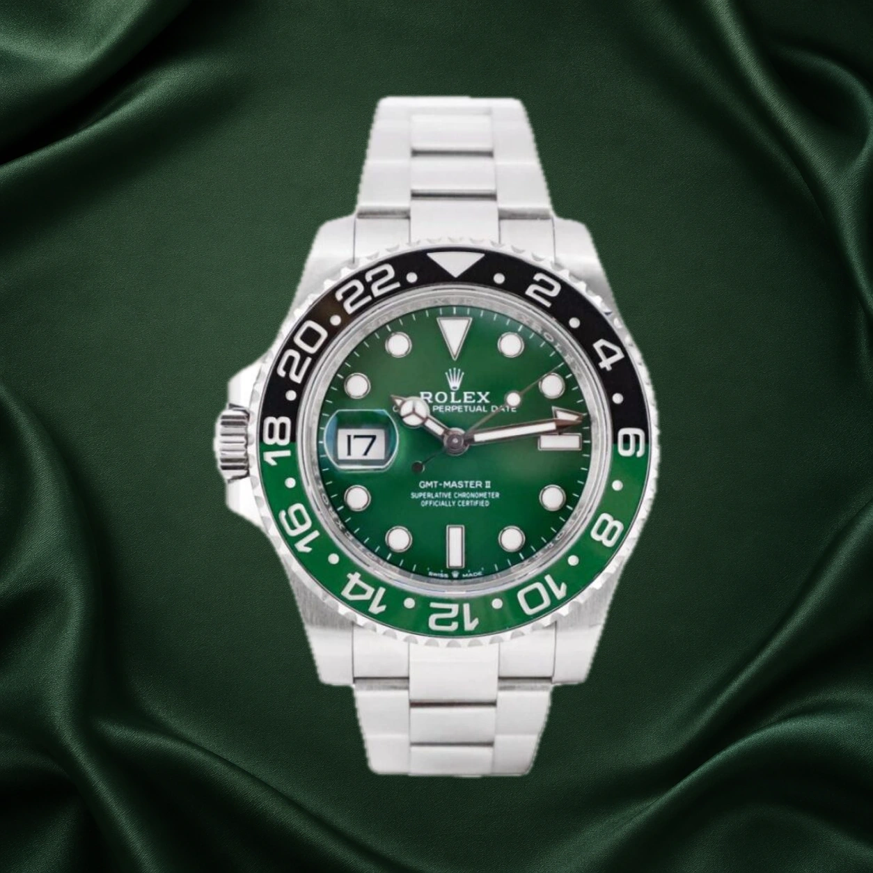Rolex GMT Master II Sprite Oyster 126729VTNR · partner reference illustration