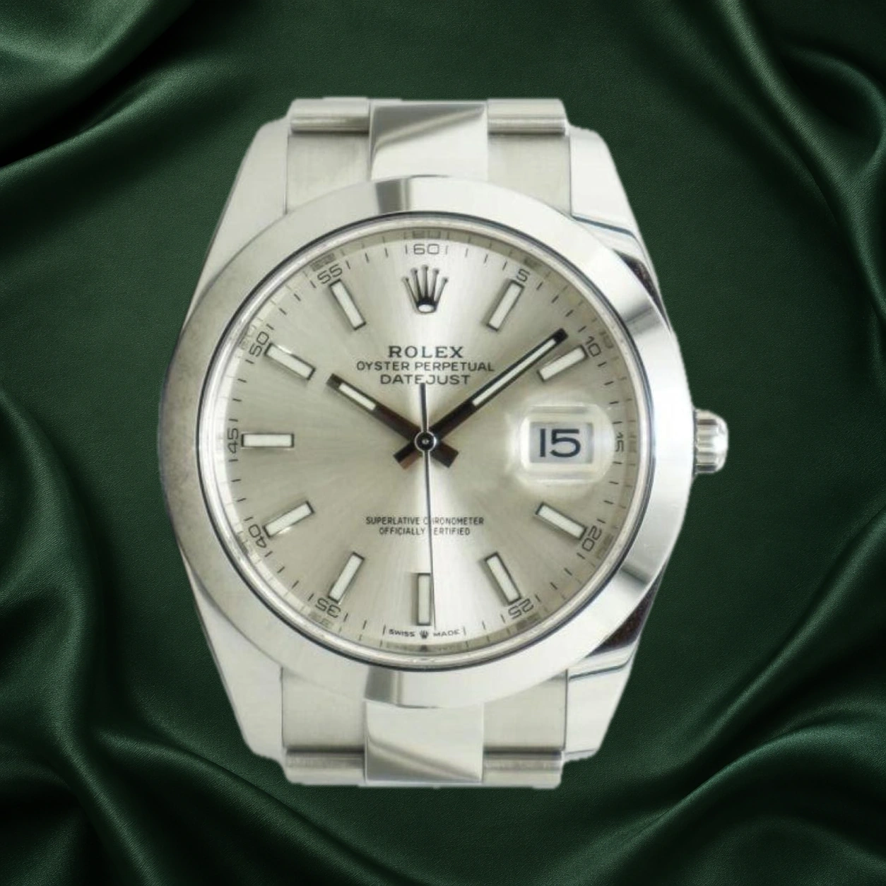 Rolex Datejust Oyster 126300 · partner reference illustration