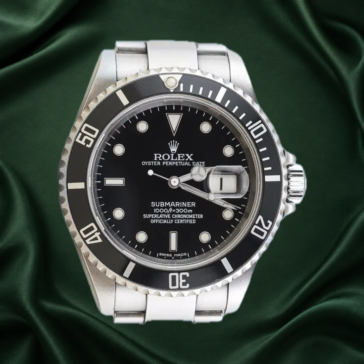 Rolex Submariner 16610 Black Oyster · partner reference illustration