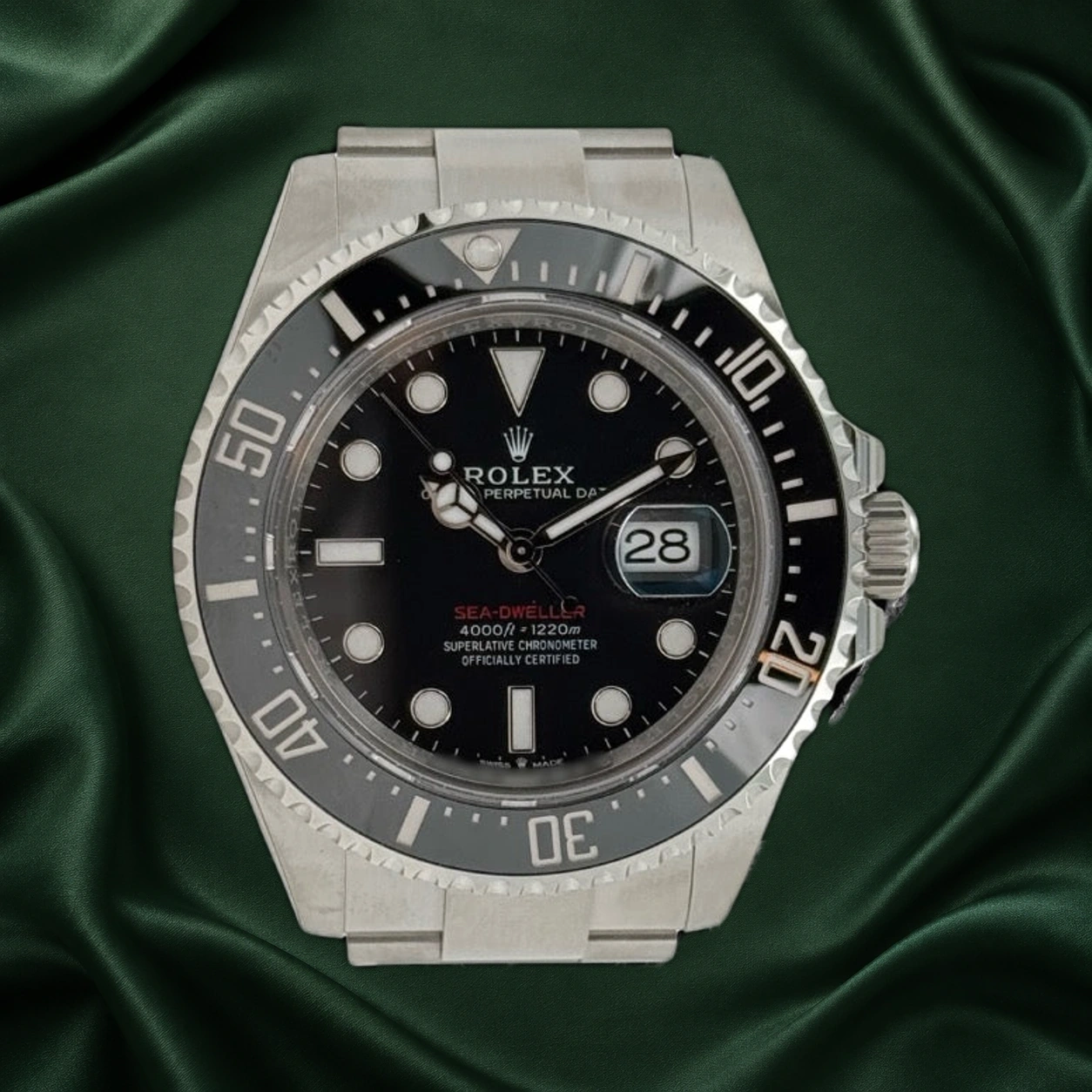 Rolex Sea Dweller Black Dial 126600 · partner reference illustration
