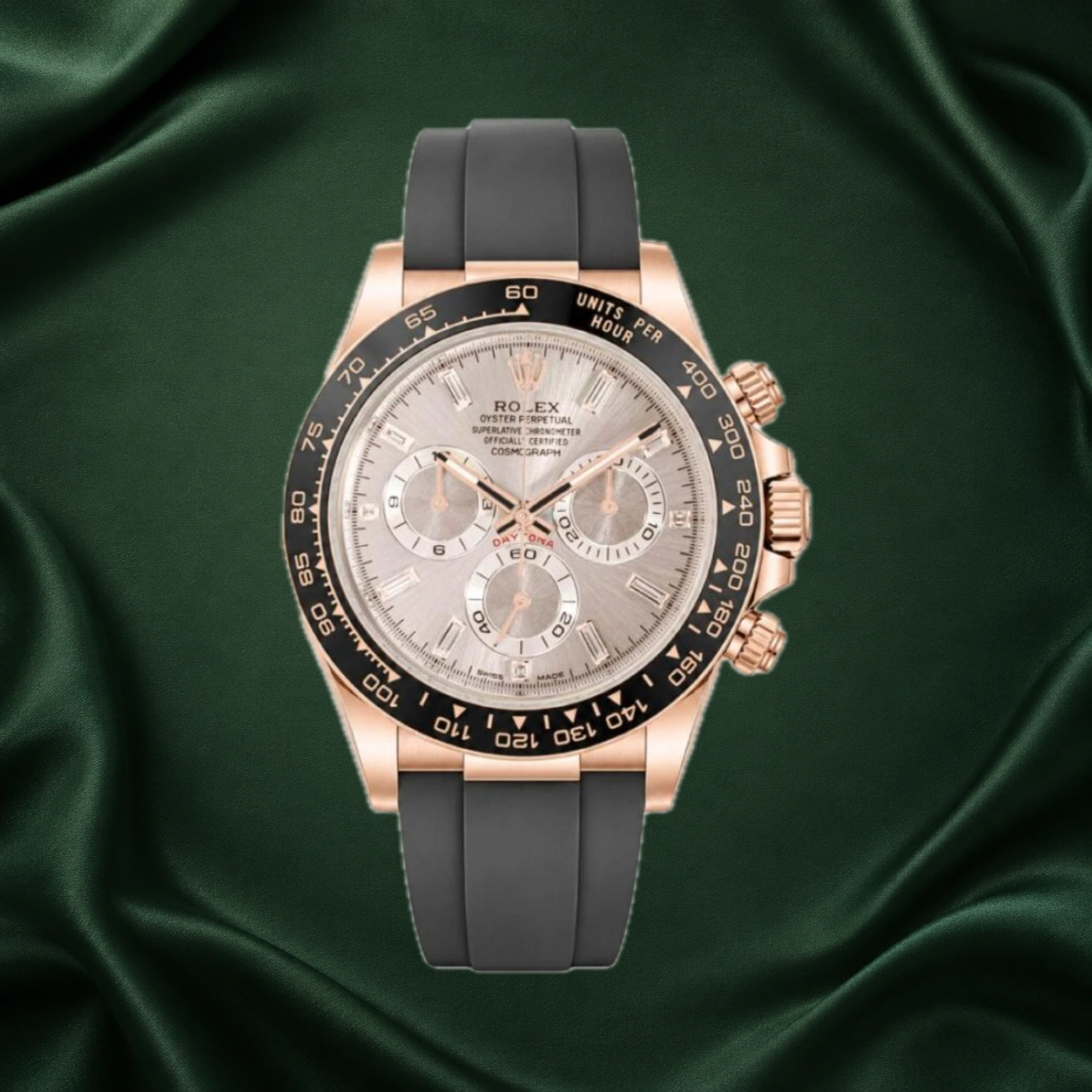 Rolex Daytona Oysterflex 116515LN · partner reference illustration