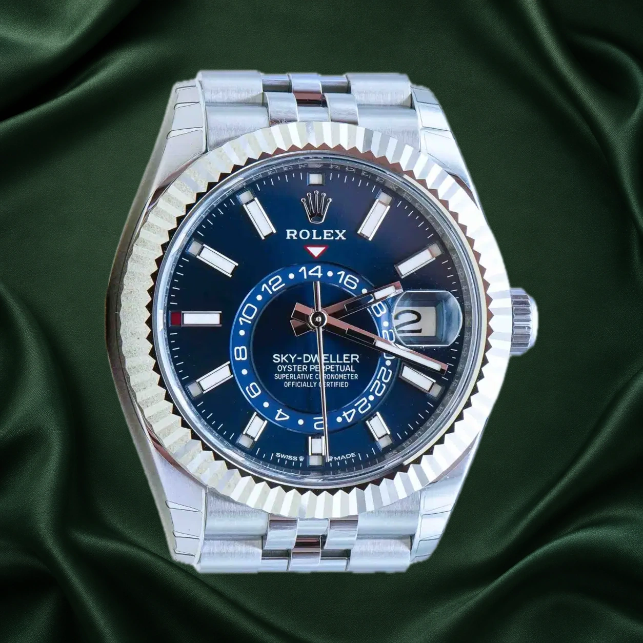 Rolex Sky Dweller 336934 Blue Jubilee · partner reference illustration