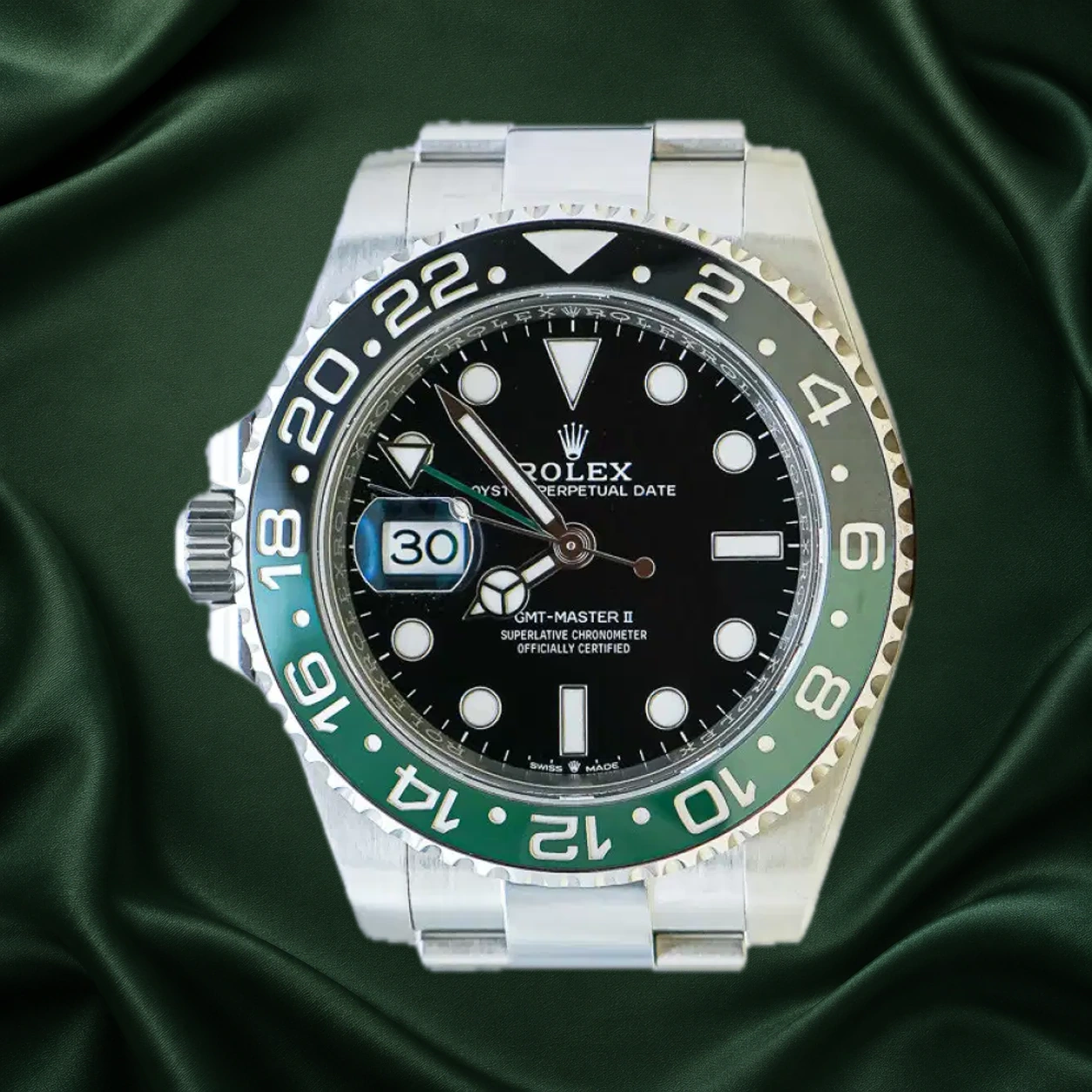 Rolex GMT Master II Sprite 126720VTNR Black Oyster · partner reference illustration