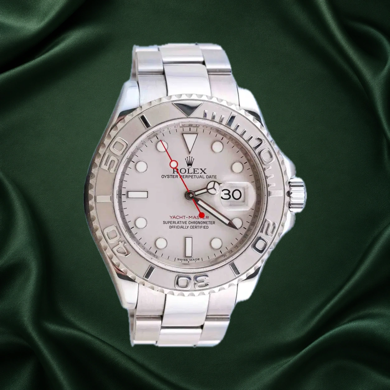 Rolex Yacht Master 16622 Silver Oyster · partner reference illustration