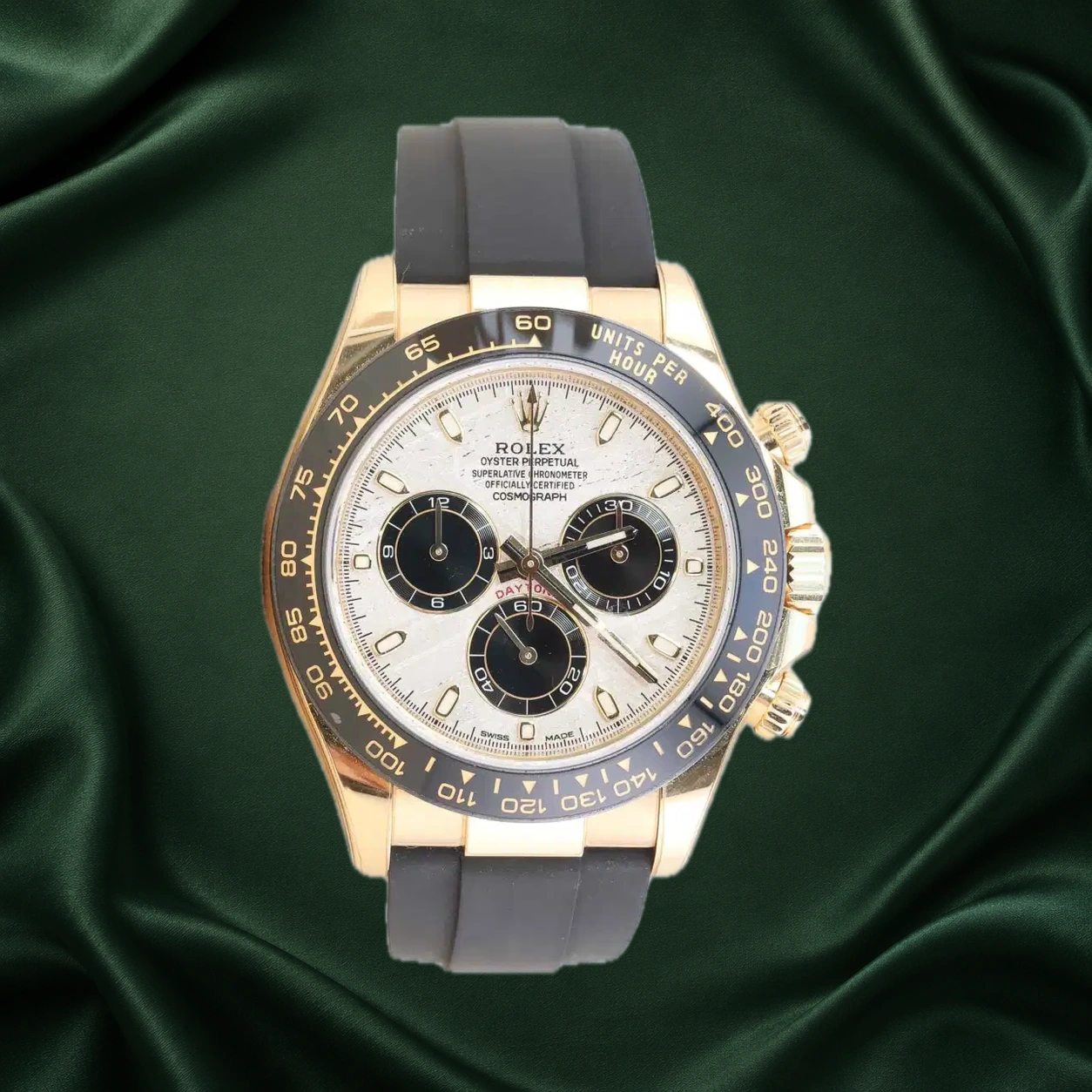 Rolex Daytona 116518LN Meteorite Oysterflex · partner reference illustration