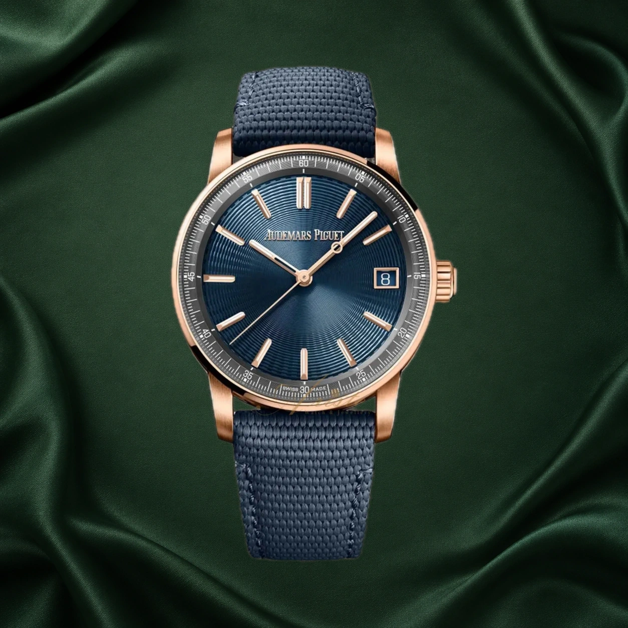 Audemars Piguet Code 11.59 Rose Gold Blue Dial 15210OR 15210 · partner reference illustration