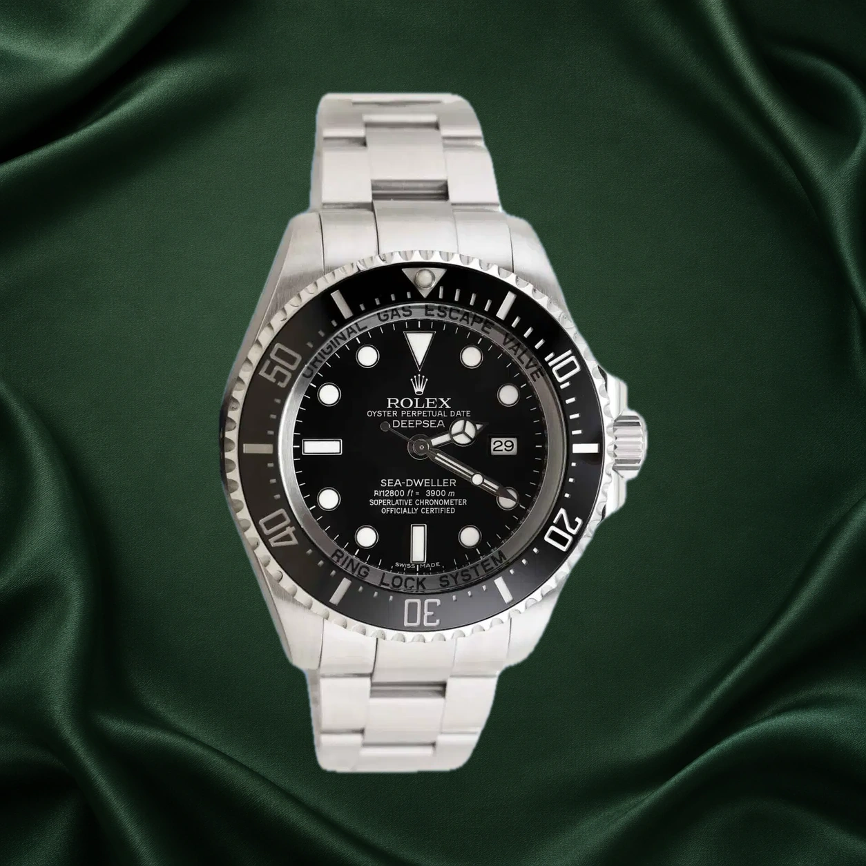Rolex Sea Dweller Deepsea 116660 Black Oyster · partner reference illustration