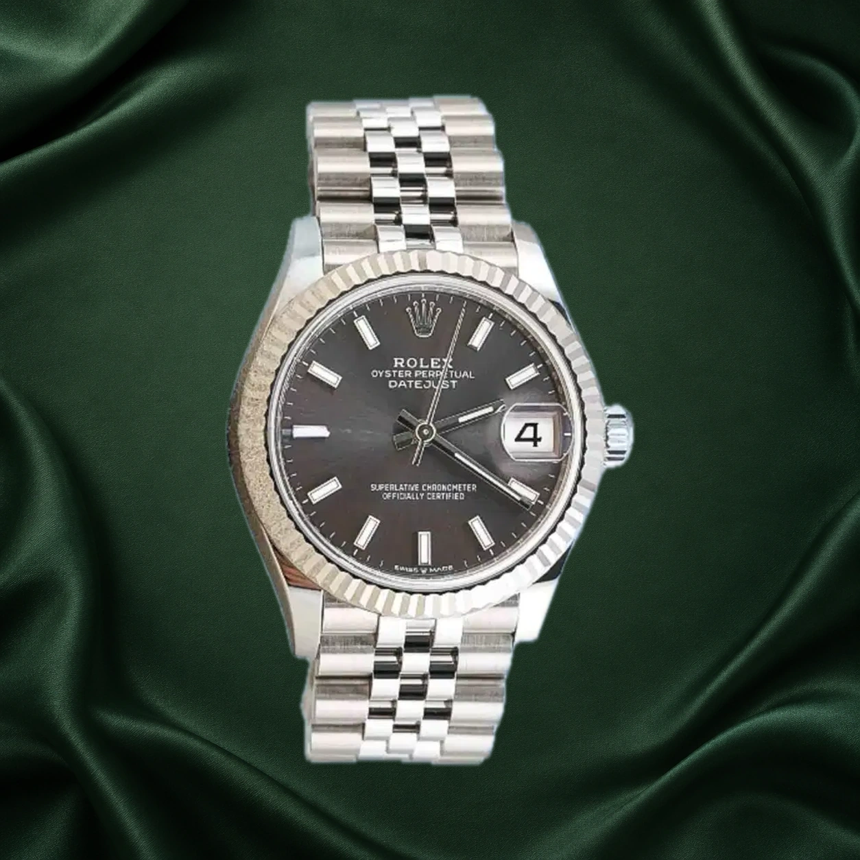 Rolex Datejust 278274 Dark Grey Jubilee · partner reference illustration