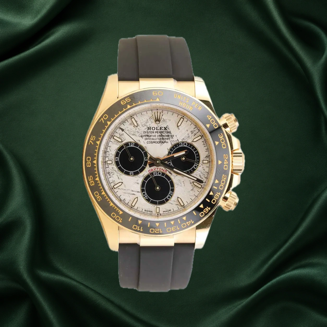 Rolex Daytona 126518LN Meteorite Oysterflex · partner reference illustration