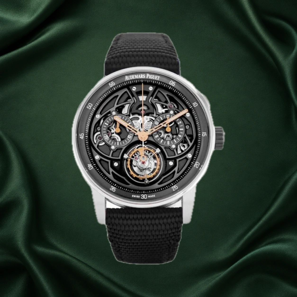 Audemars Piguet Code 11.59 Flying Tourbillon Chronograph Rubber 26399NB.OO.D009KB.01 · partner reference illustration