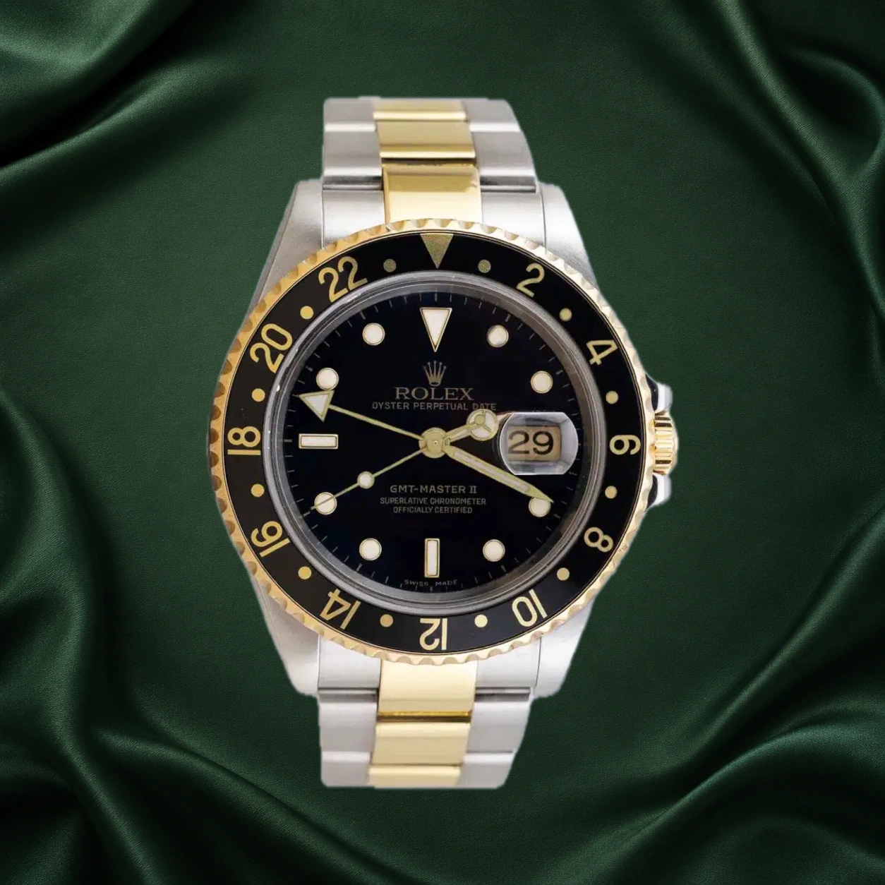 Rolex GMT Master II 16713 Black Oyster · partner reference illustration