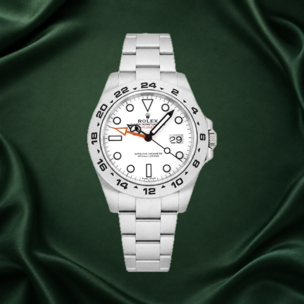 Rolex Explorer II Polar Oyster 216570 · partner reference illustration