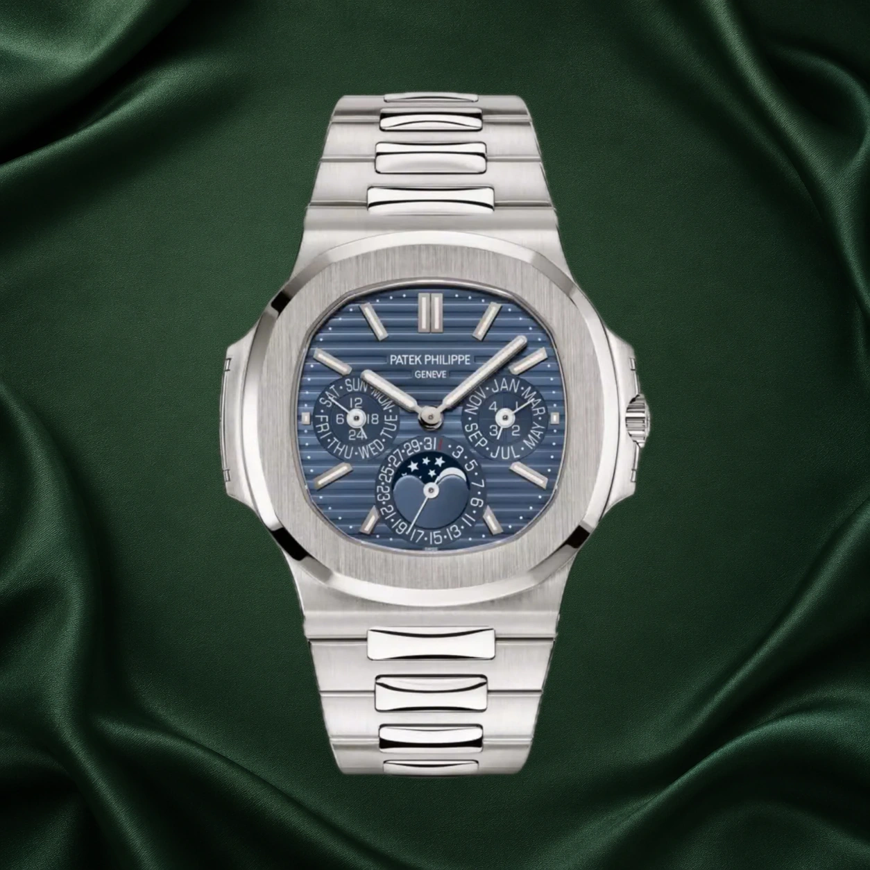 Patek Philippe Nautilus Perpetual Calendar 5740/1G White Gold 5740 40mm · partner reference illustration