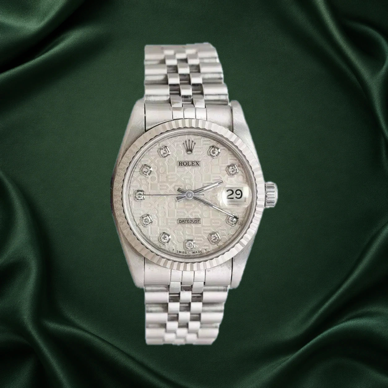 Rolex Datejust 68274 Computer w 10 Point Diamond Jubilee · partner reference illustration