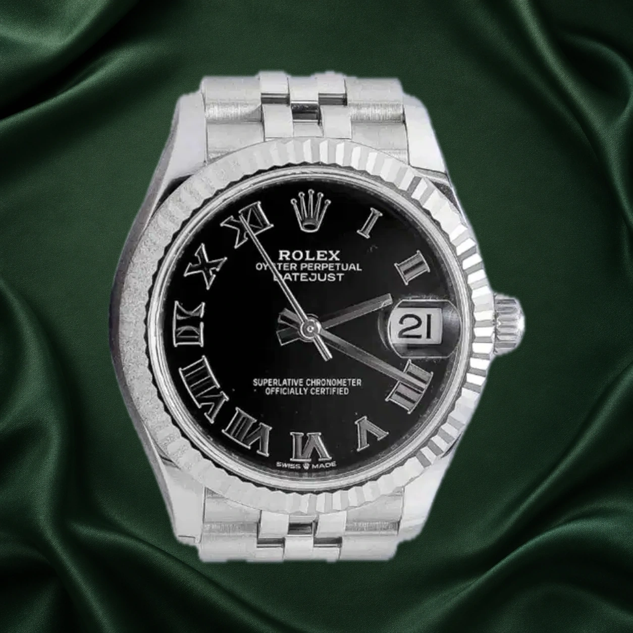 Rolex Datejust 278274 Black Roman Jubilee · partner reference illustration