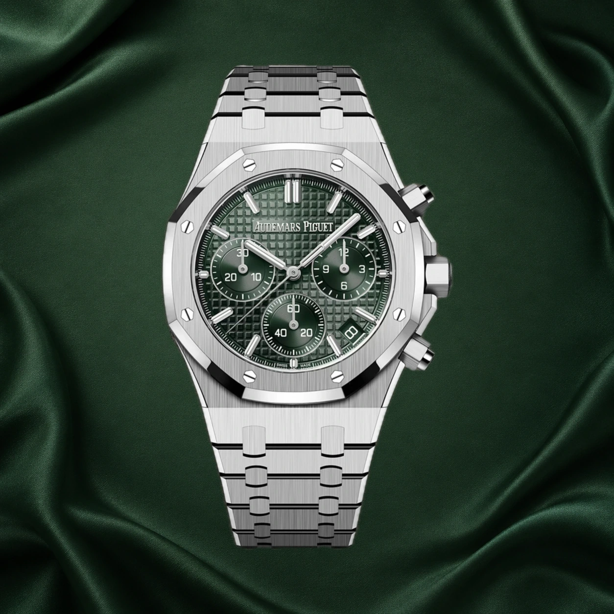 Audemars Piguet Royal Oak Chronograph 41mm 26240ST Olive Green 26240 · partner reference illustration