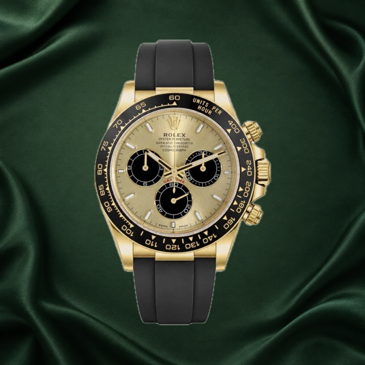 Rolex Daytona YML Oysterflex 126518LN · partner reference illustration