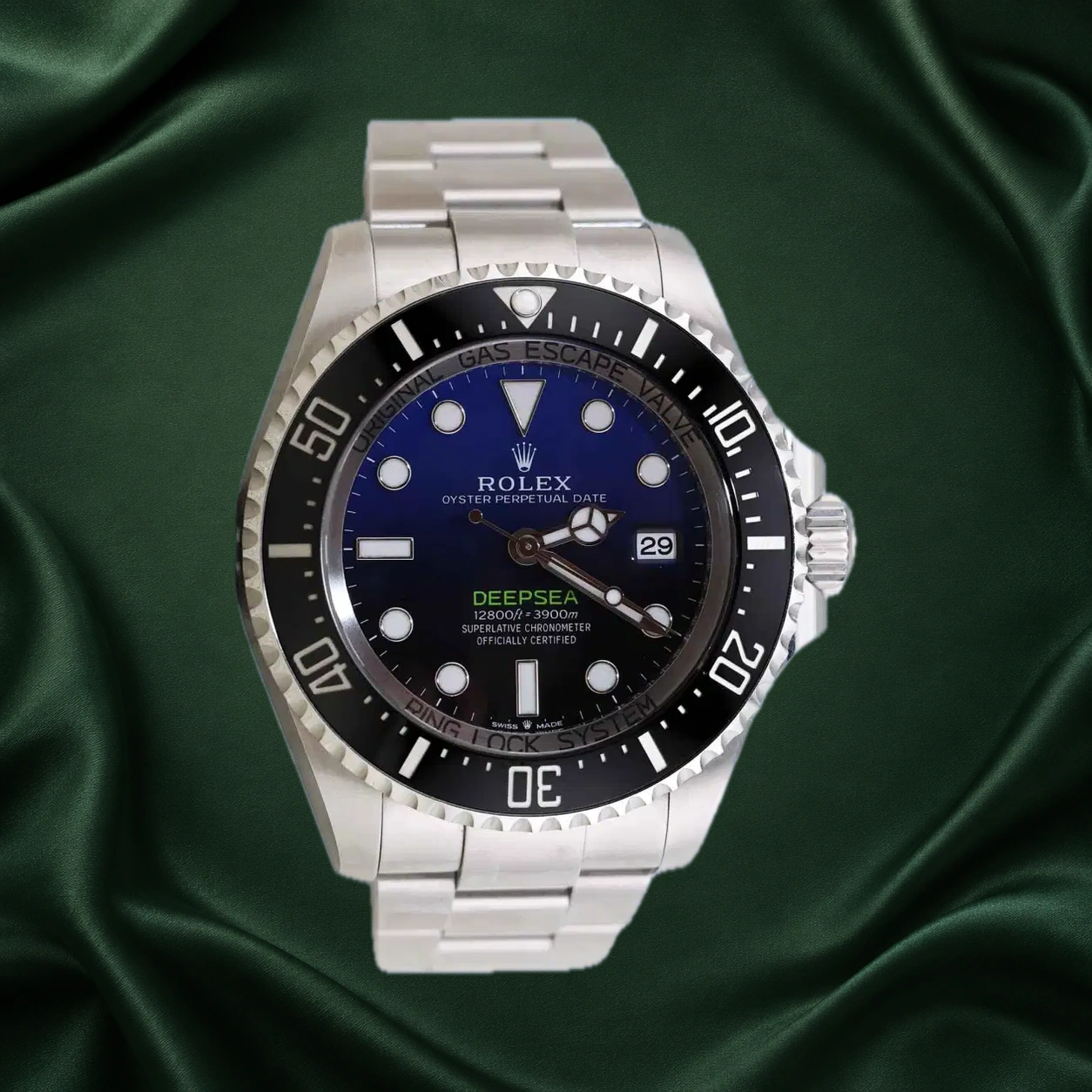 Rolex Sea Dweller Deepsea James Cameron Mark II 136660 Blue Oyster · partner reference illustration
