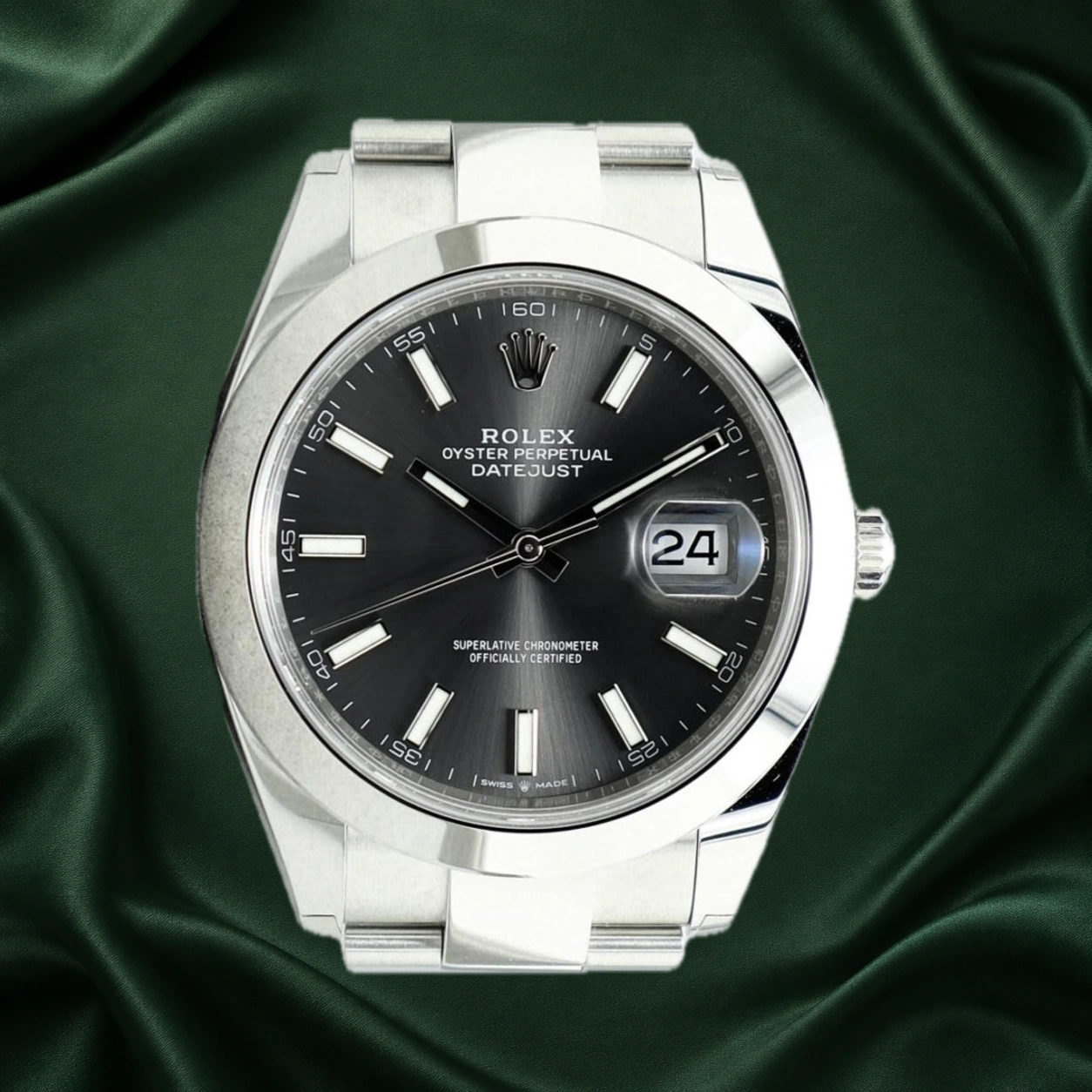 Rolex Datejust Oyster 126300 · partner reference illustration