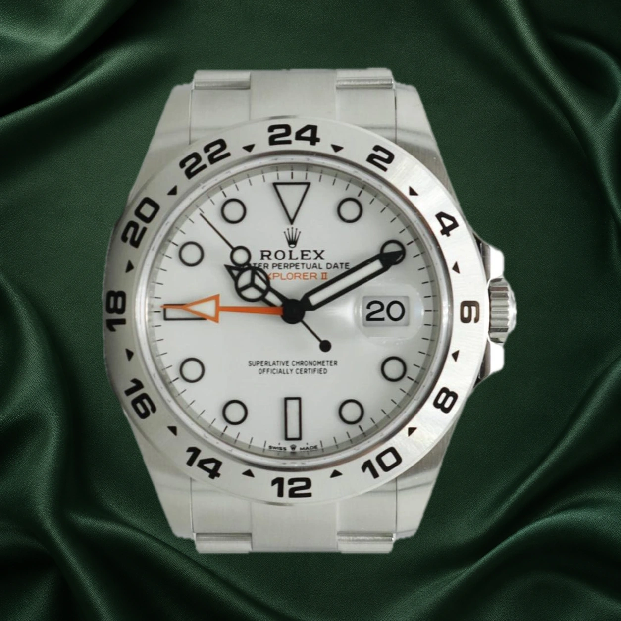 Rolex Explorer II Polar Oyster 226570 · partner reference illustration