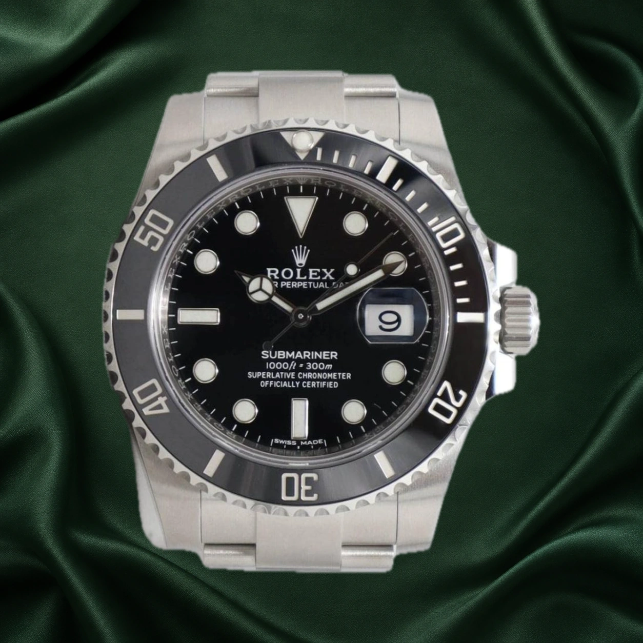 Rolex Submariner Date Oyster 116610LN · partner reference illustration