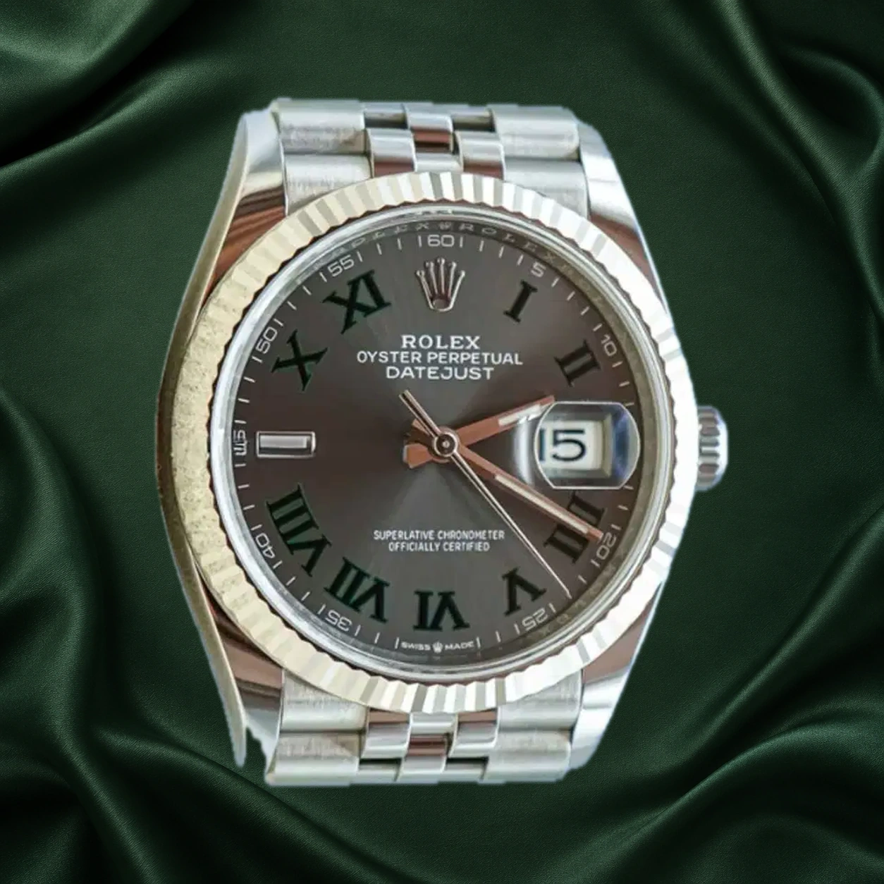 Rolex Datejust 126234 Wimbledon Jubilee · partner reference illustration