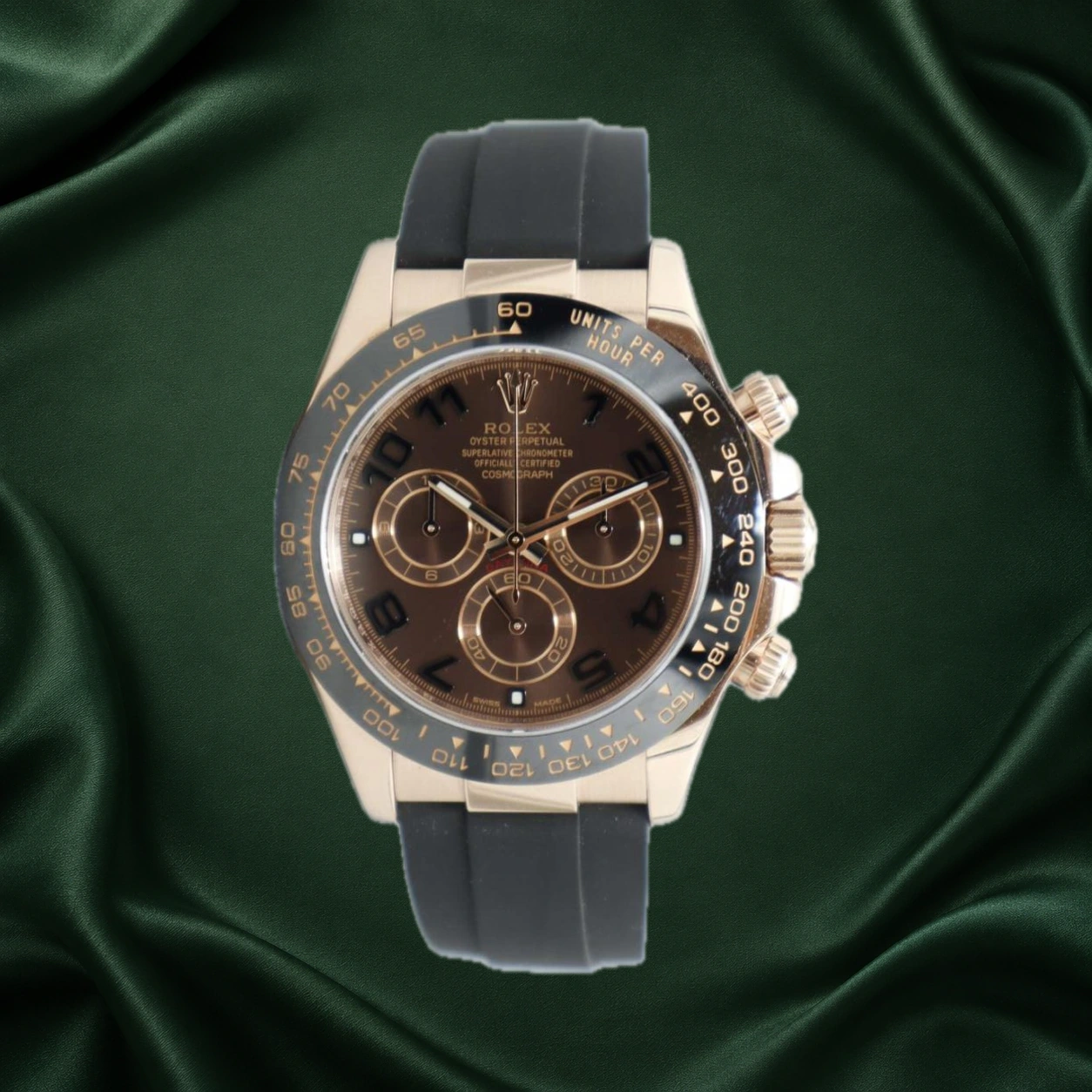 Rolex Daytona Oysterflex 116515LN · partner reference illustration