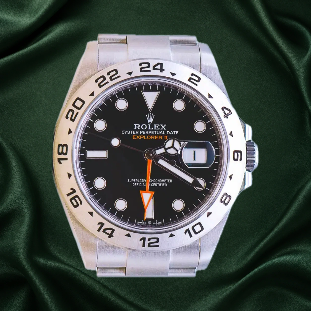Rolex Explorer II 226570 Black Oyster · partner reference illustration
