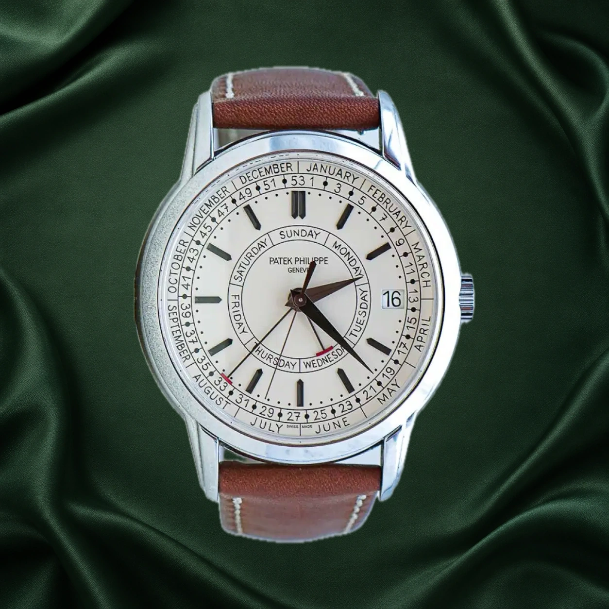 Patek Philippe Complications 5212A-001 Silvery Opaline · partner reference illustration