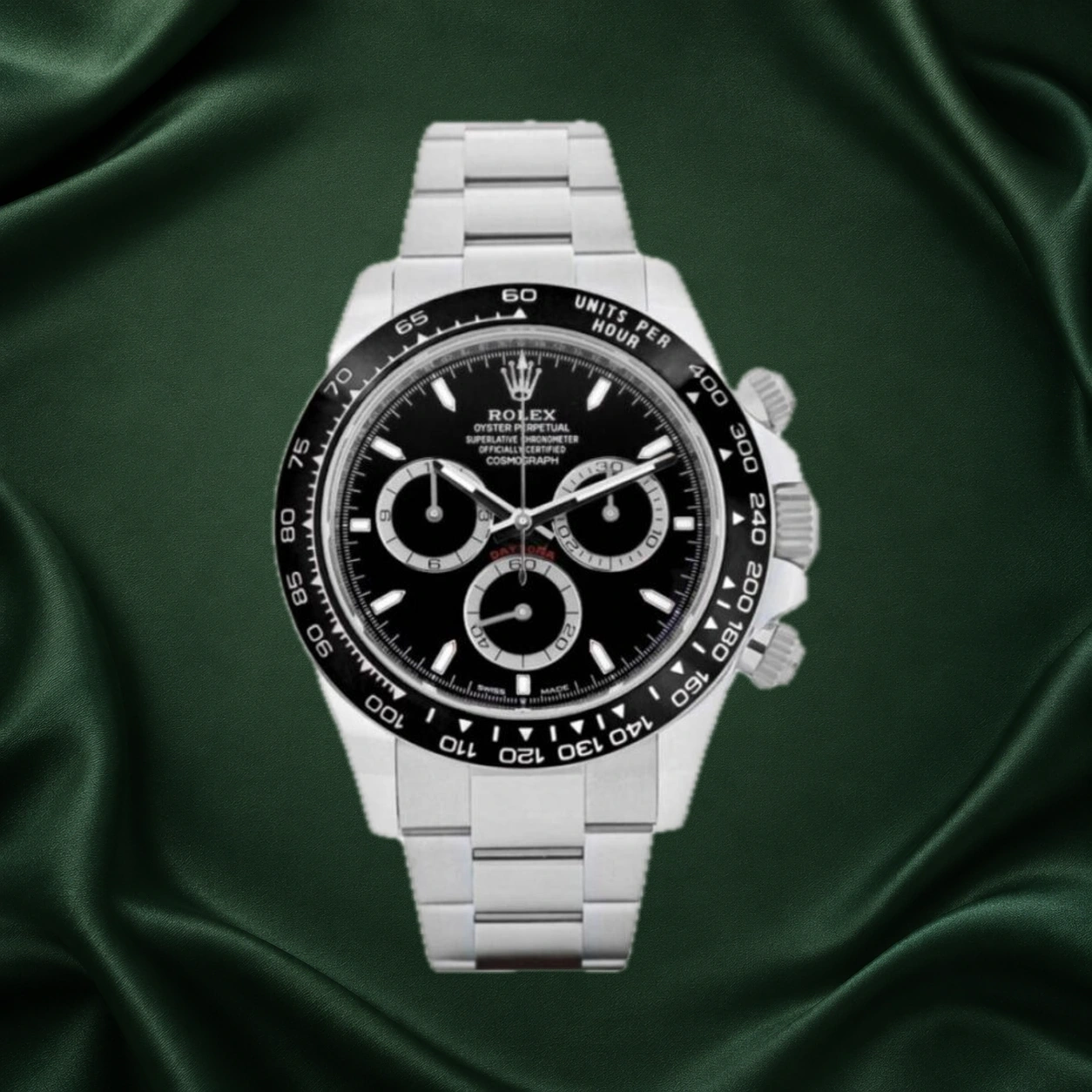 Rolex Daytona Godzilla Oyster 126500LN · partner reference illustration