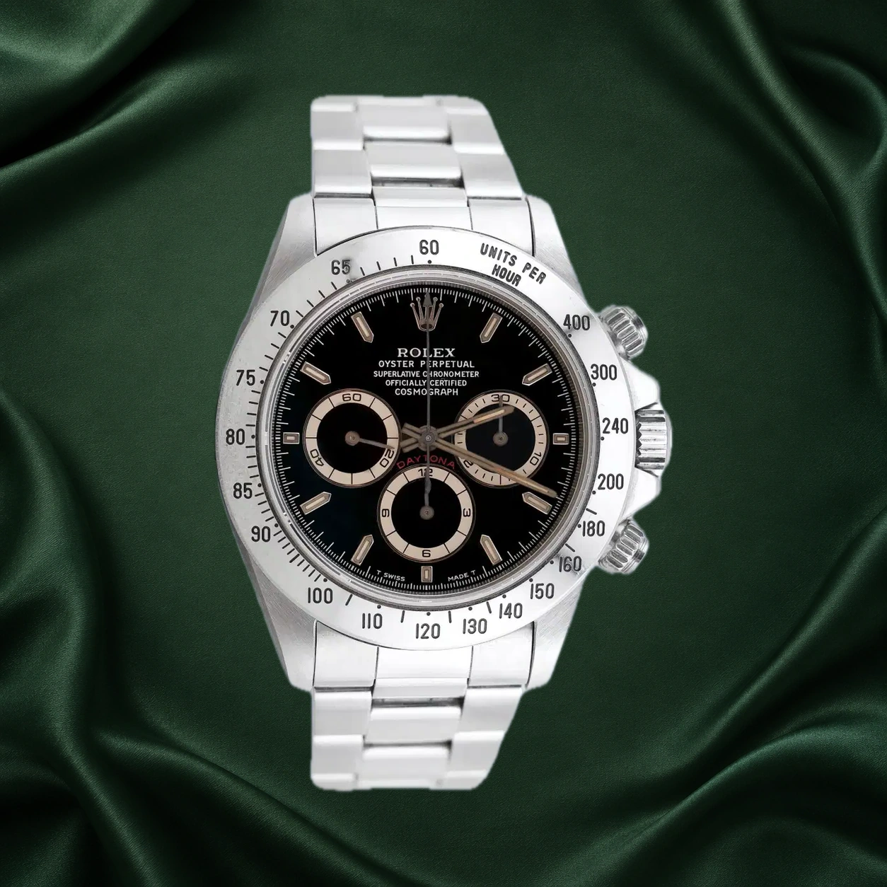 Rolex Daytona Patrizzi Dial 16520 Black Oyster · partner reference illustration