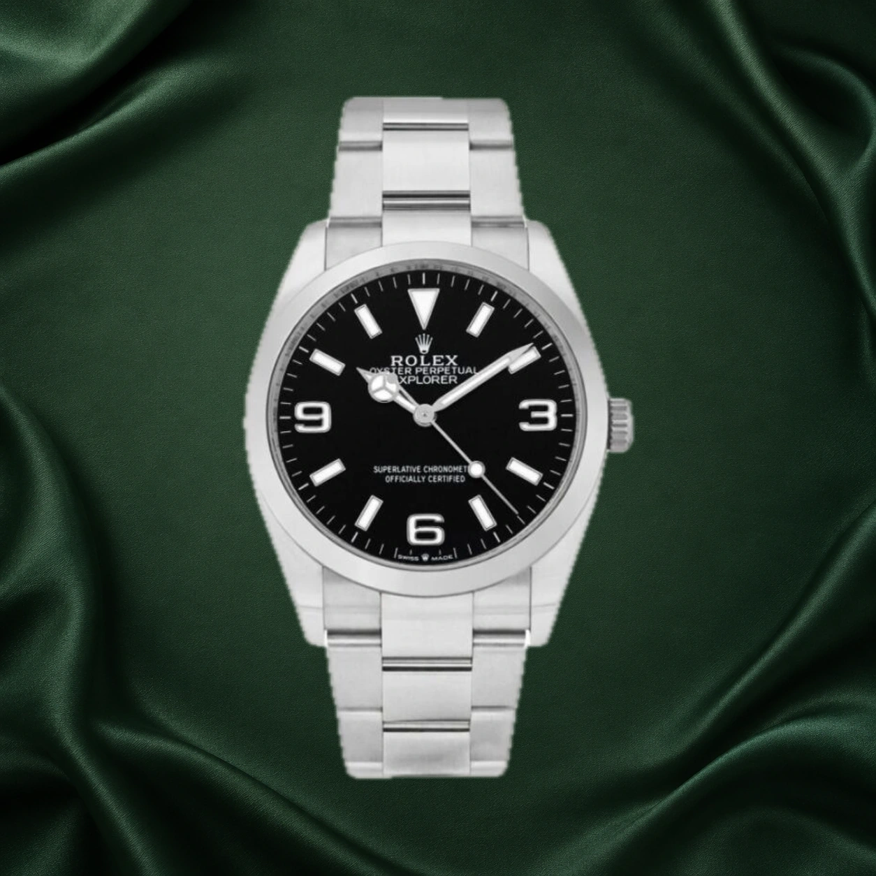 Rolex Explorer Oyster 124270 · partner reference illustration
