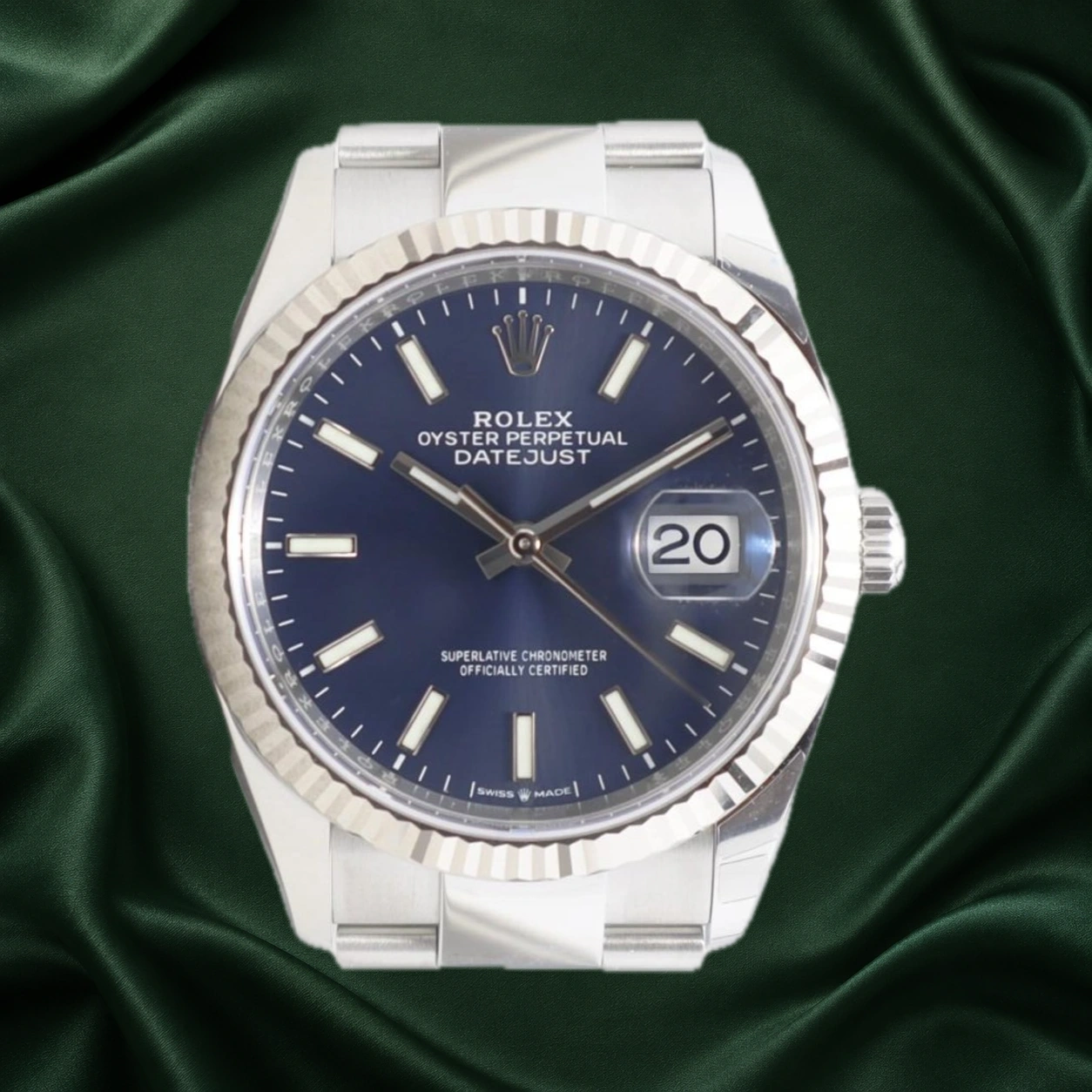 Rolex Datejust Oyster · partner reference illustration