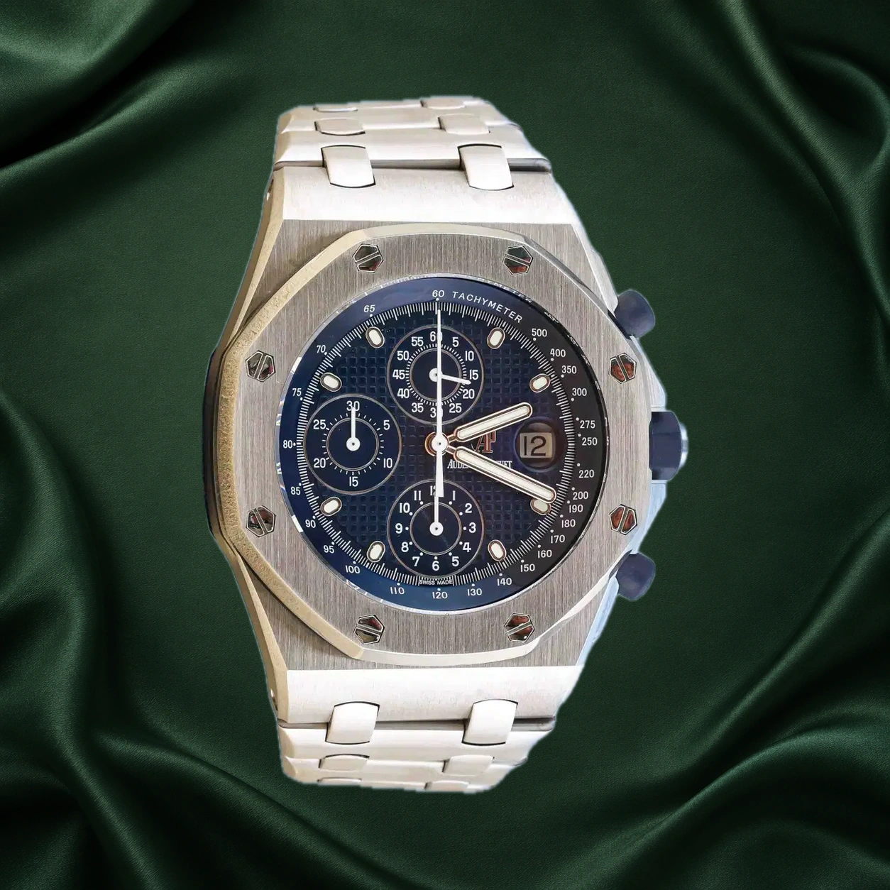 Audemars Piguet Royal Oak Offshore 25721ST 25721ST.OO.1000ST.01 Blue · partner reference illustration