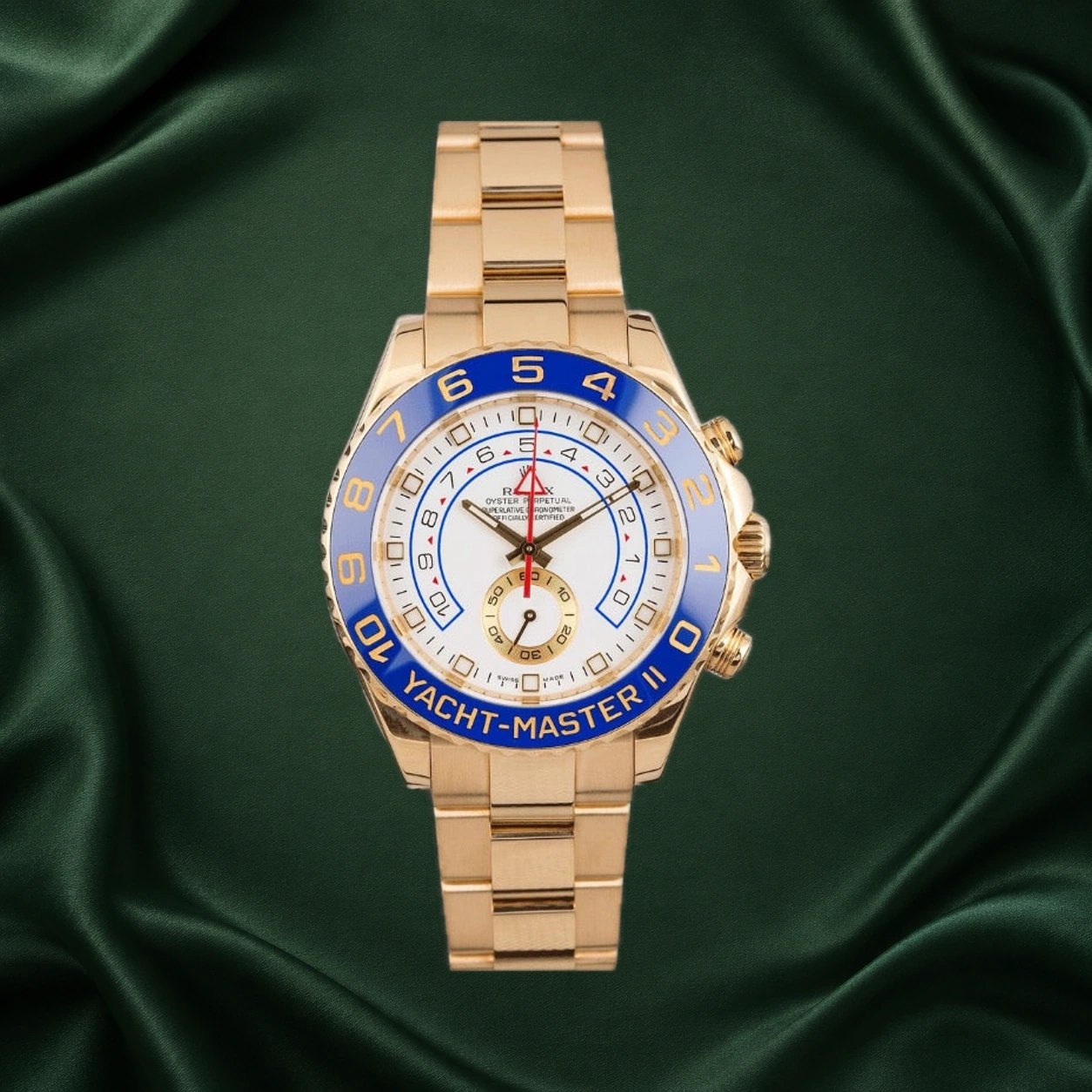 Rolex Yacht Master II White Dial Yellow Gold 116688 · partner reference illustration