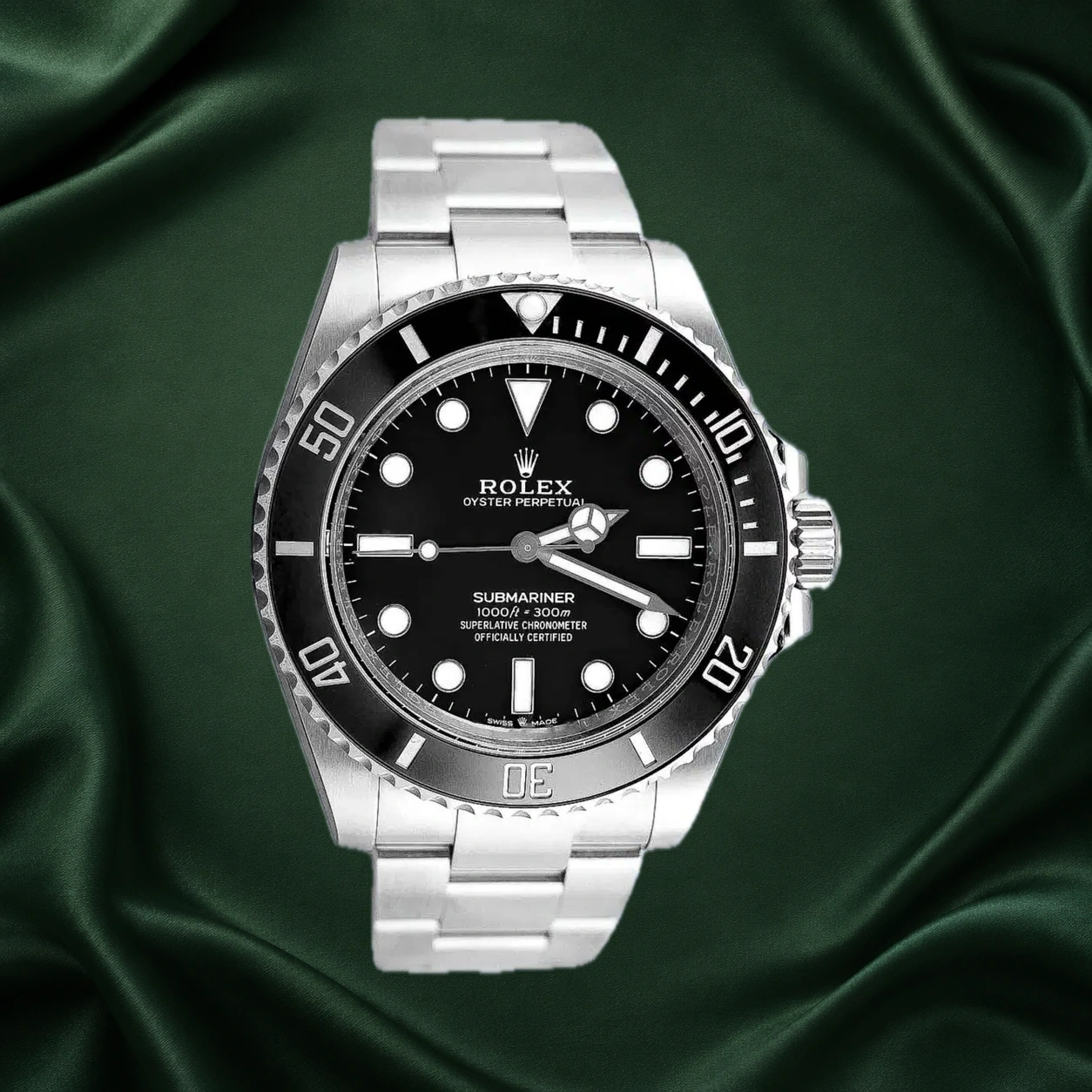 Rolex Submariner No Date 124060 Black Oyster · partner reference illustration