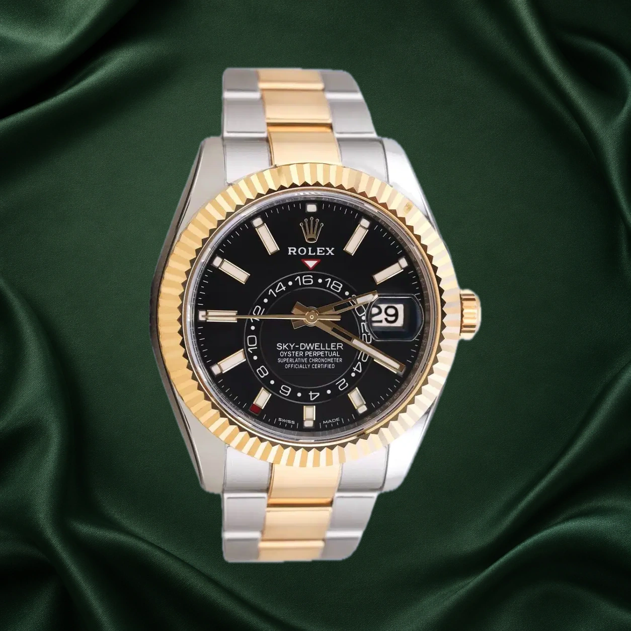 Rolex Sky Dweller 326933 Black Oyster · partner reference illustration