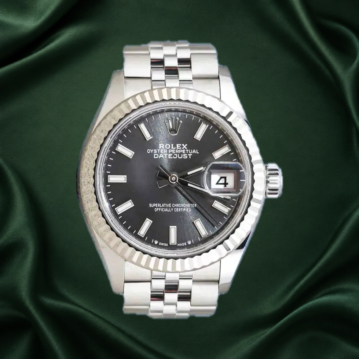 Rolex Datejust 279174 Dark Grey Jubilee · partner reference illustration